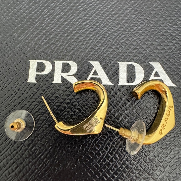Prada Gold Earrings - Picture 4 of 6
